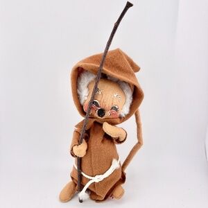 🐭 Annalee Spring- 1990 Friar Mouse Doll–Vintage Handcrafted Figurine #2010